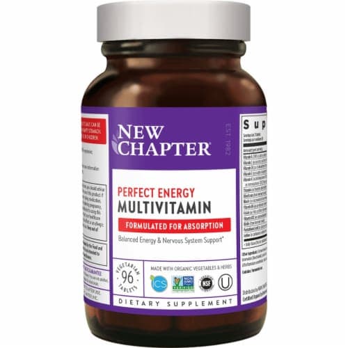 New Chapter Perfect Energy Multivitamin 96 Veg Tabs