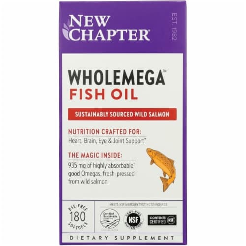 New Chapter Wholemega Fish Oil 2, 180 Sgels