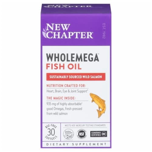 New Chapter Wholemega Whole Fish Oil