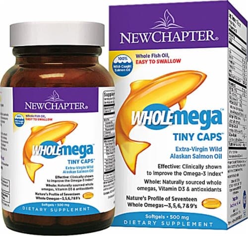 New Chapter  Wholemega Extra-Virgin Wild Alaskan Salmon