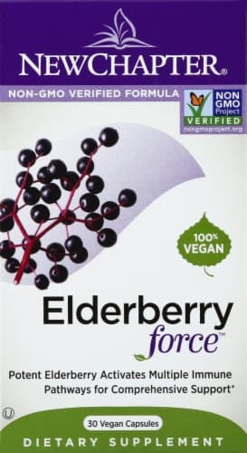New Chapter Elderberry Force Dietary Supplement Capsules