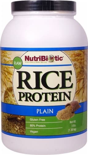Nutribiotic  Rice Protein Powder Raw Vegan   Plain