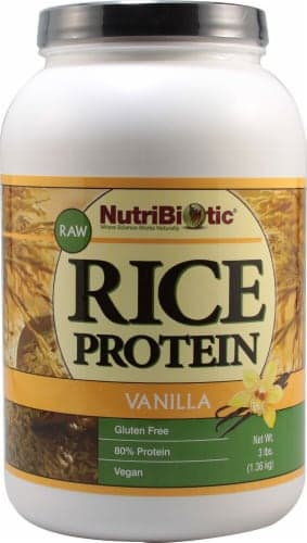Nutribiotic  Rice Protein Powder Raw Vegan   Vanilla