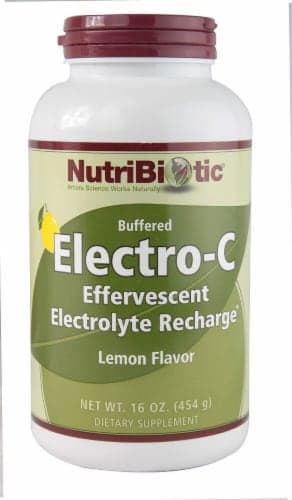 Nutribiotic Lemon Flavor Buffered Electro-C Effervescent Electrolyte Recharge