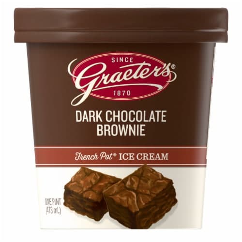 Graeter'S Dark Chocolate Brownie Ice Cream