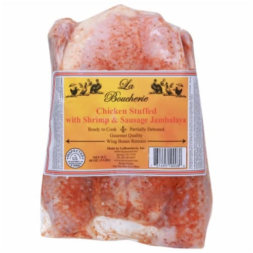 La Boucherie  Raw Shrimp & Sausage Jambalaya Chicken Stuffed Breast