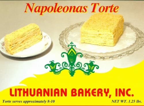 Lithuanian Bakery Napoleon'S Torte