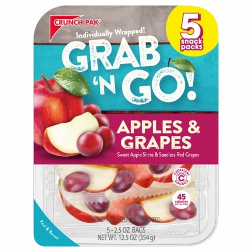 Crunch Pak Grab 'N Go Apples & Grapes Snack
