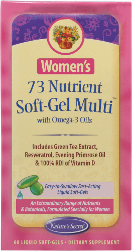 Nature'S Secret Women'S 73 Nutrient Soft-Gel Multi With Omega-3 Oils