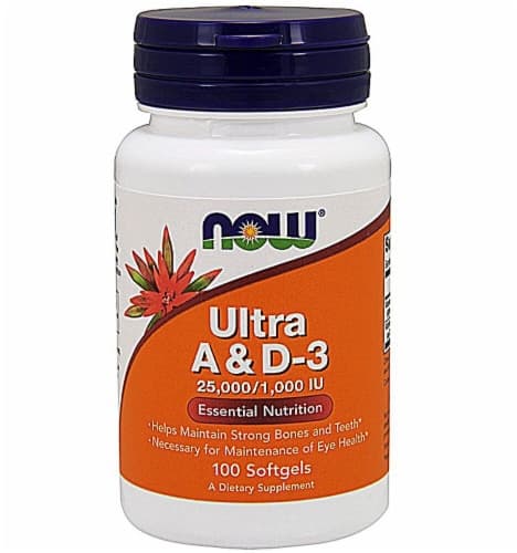 Now Foods Ultra A & D-3 Dietary Supplement Softgels