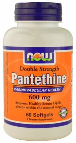 Now Foods Double Strength Pantethine Dietary Supplement Softgels