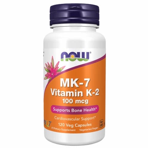 Now Foods Mk-7 Vitamin K2 Veg Capsules 100 Mcg