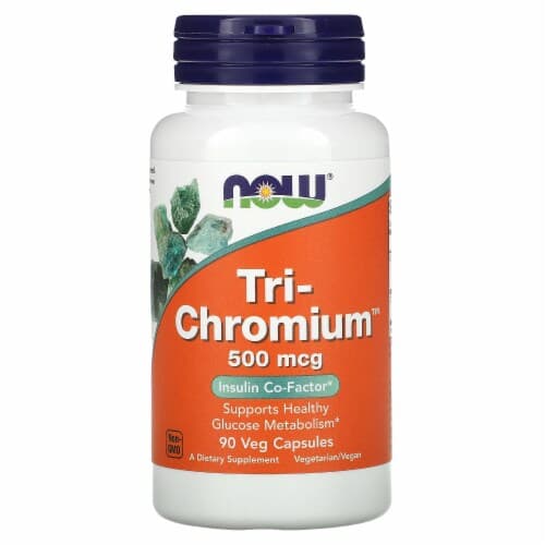 Now Foods Tri-Chromium 500Mcg Veg Capsules