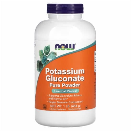 Now Foods Potassium Gluconate Pure Powder