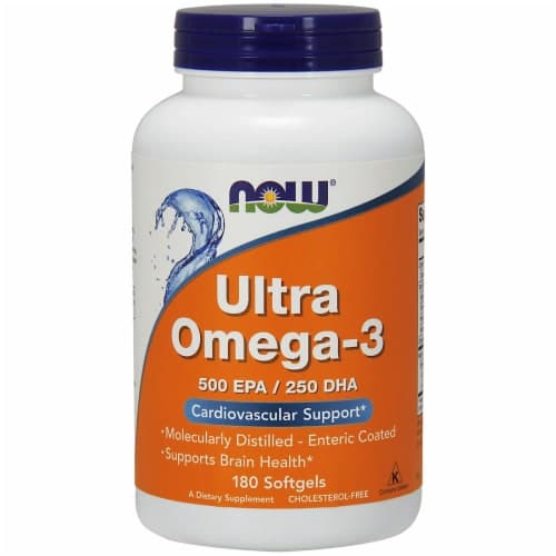 Now Ultra Omega 3 Fish Oil Softgels