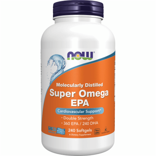 Now Foods Molecularly Distilled Super Omega Epa 240 Sgels