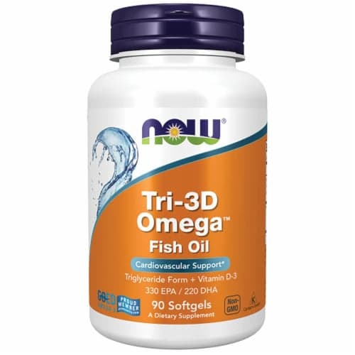 Now Foods Tri-3D Omega Fish Oil 90 Sgels