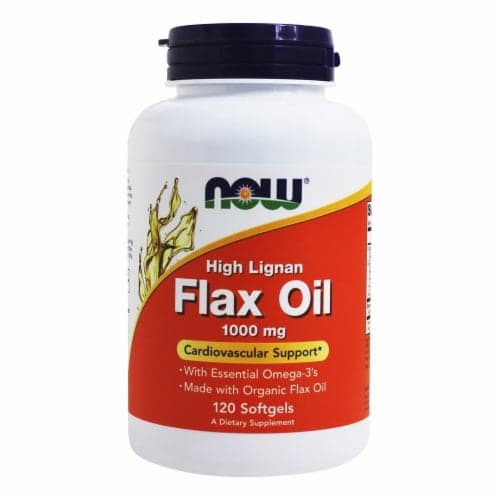 Now Foods High Lignan Flax Oil 1, 120 Sgels