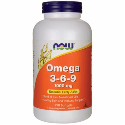 Now Foods Omega 3-6-9 1, 250 Sgels
