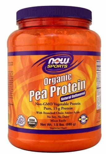 Now Foods  Sports Organic Pea Protein Powder   Pure Unflavored