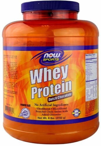 Now   Sports Whey Protein   Dutch Chocolate