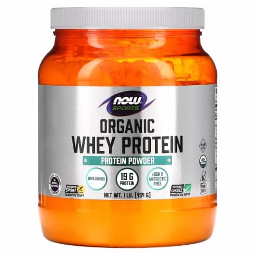 Now Foods Sports Organic Whey Protein Unflavored
