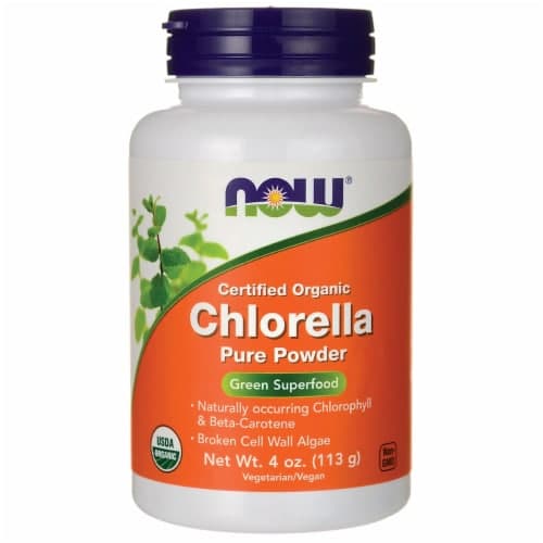 Now Foods Certified Organic Chlorella Pure Powder Pwdr