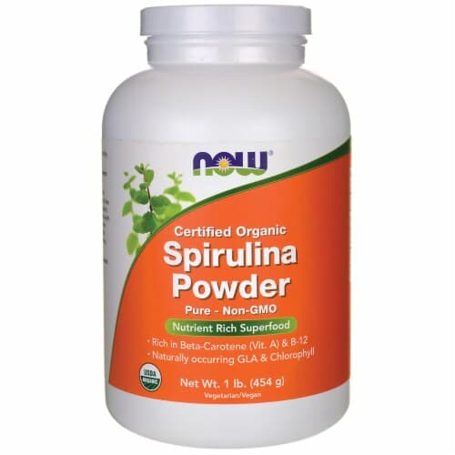 Now Foods Certified Organic Spirulina Powder Pwdr