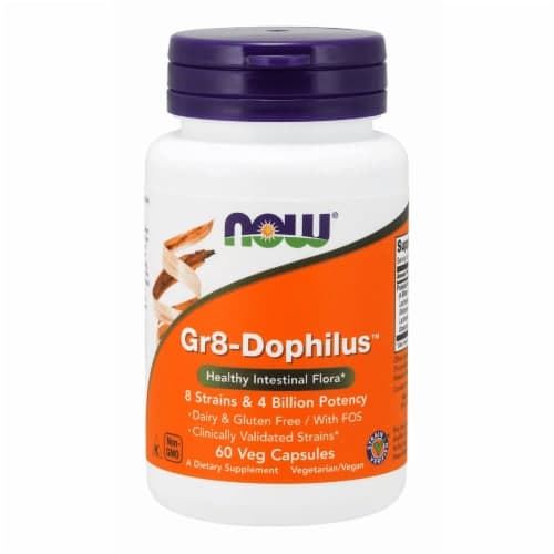 Now Foods Gr8-Dophilus 4 Billion Cfu 60 Veg Caps