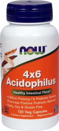 Now Foods 4X6 Acidophilus Veg Capsules