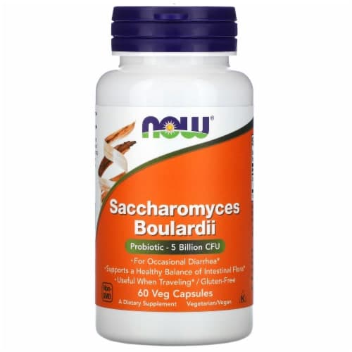 Now Foods Saccharomyces Boulardii Veg Capsules