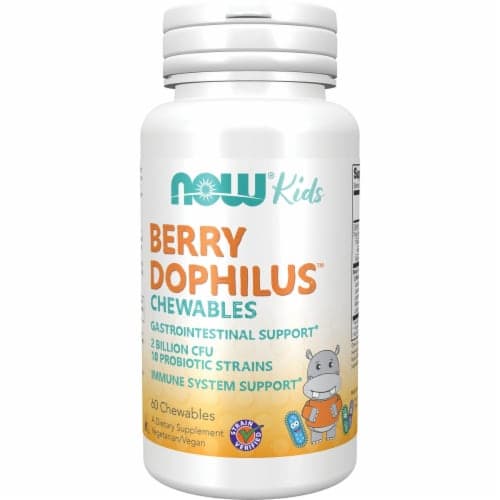 Now Foods Berry Dophilus Chewables 2 Billion Cfu 60 Chwbls