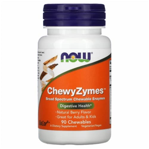 Now Foods  Chewyzymes   Natural Berry