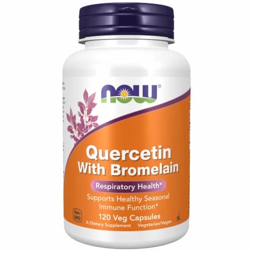 Now Foods Quercetin With Bromelain Veg Capsules