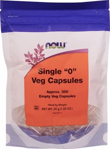 Now Foods Single "0" Veg Capsules