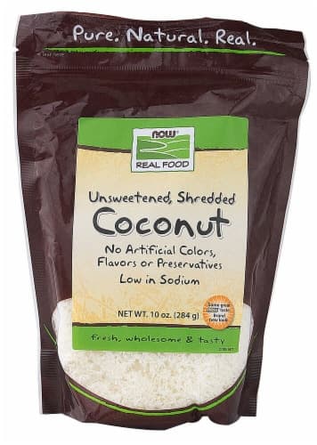 Now   Real Food Unsweetened Shredded Coconut
