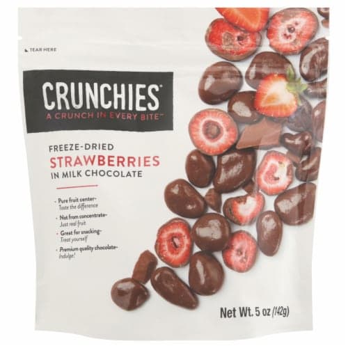 Crunchies Freeze-Dried Strawberries In Milk Chocolate