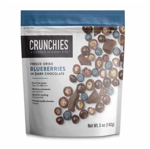 Crunchies Freeze-Dried Blueberries In Dark Chocolate