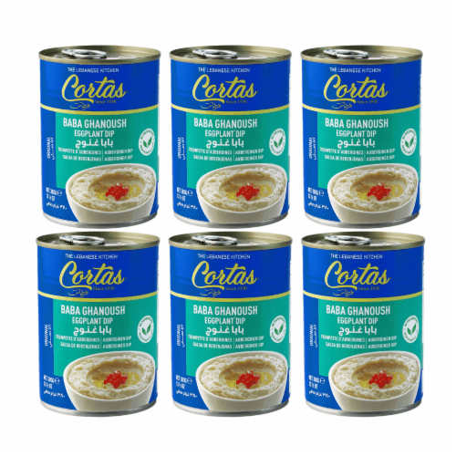 Cortas - Baba Ghanoush, Eggplant Dip 13  (Pack Of 6) Ready To Eat