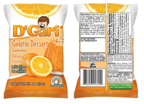 D'Gari Orange Geletin Dessert Mix