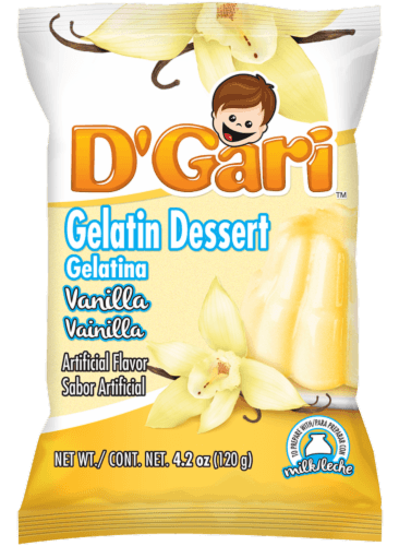 D'Gari Vanilla Gelatin Dessert Milk Mix