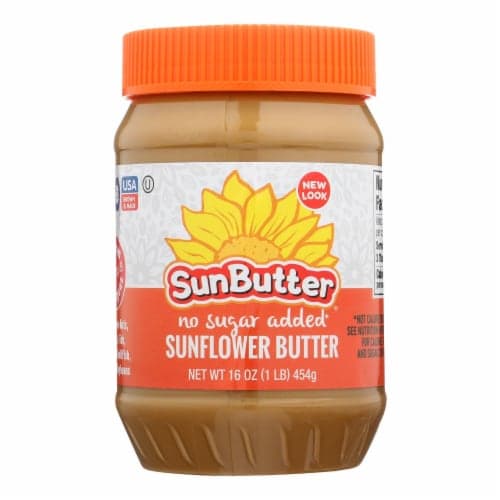 Sunbutter No Sugar Added Sunflower Butter