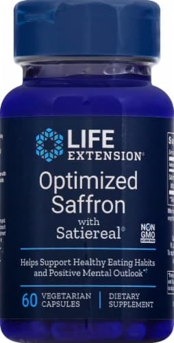 Life Extension Optimized Saffron With Satiereal Vegetarian Capsules