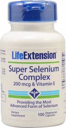 Life Extension Super Selenium Complex Vegetarian Capsules 200Mcg