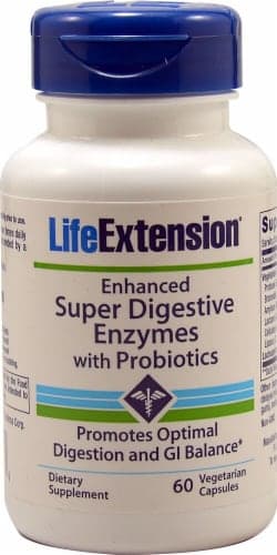 Life Extension  Enhanced Super Digestive Enzymes With Probiotics