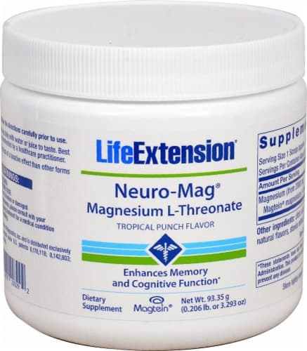 Life Extension  Neuro-Mag Magnesium L-Threonate   Tropical Punch