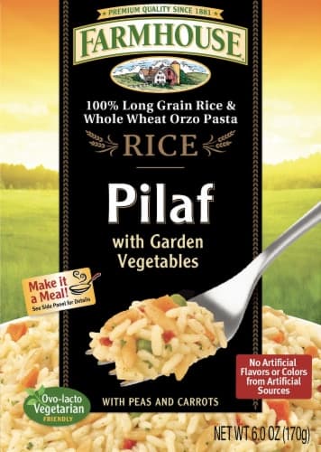 Farmhouse Garden Vegetable Rice Pilaf