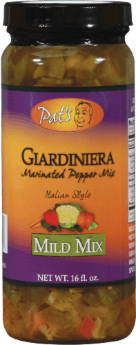 Pat'S Giardiniera Mild Marinated Pepper Mix