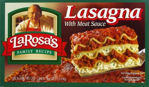 La Rosa'S Lasagna Family Size  Meal
