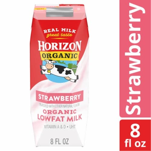 Horizon Organic 1% Lowfat Uht Strawberry Milk